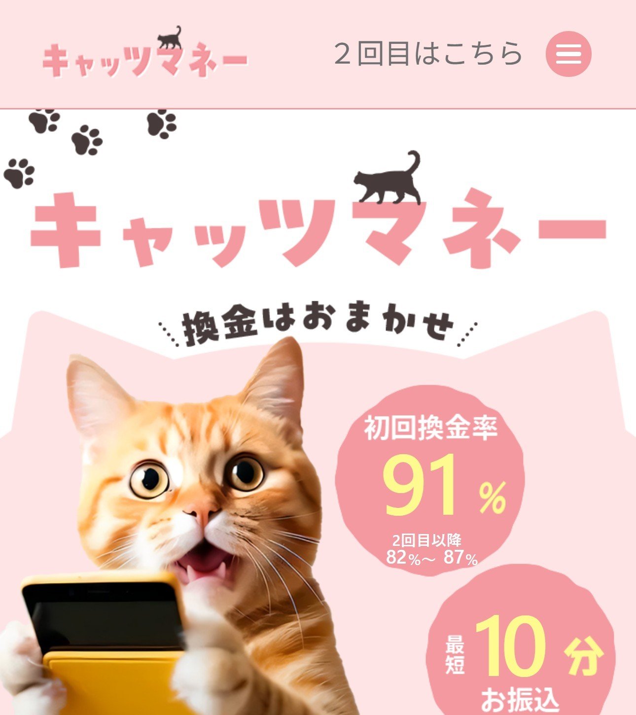 キャッツマネーの公式サイト